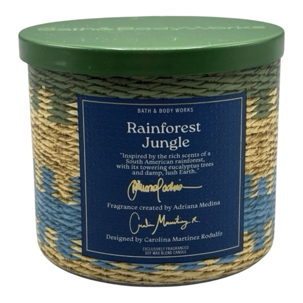 Bath and Body Works Rainforest Jungle Three Wick Candle